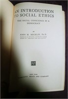 introduction to social ethics, Mecklin 1920