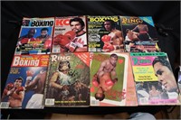 8 vintage boxing magazines #3