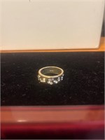 New silver tone band ring size 9-see pics
