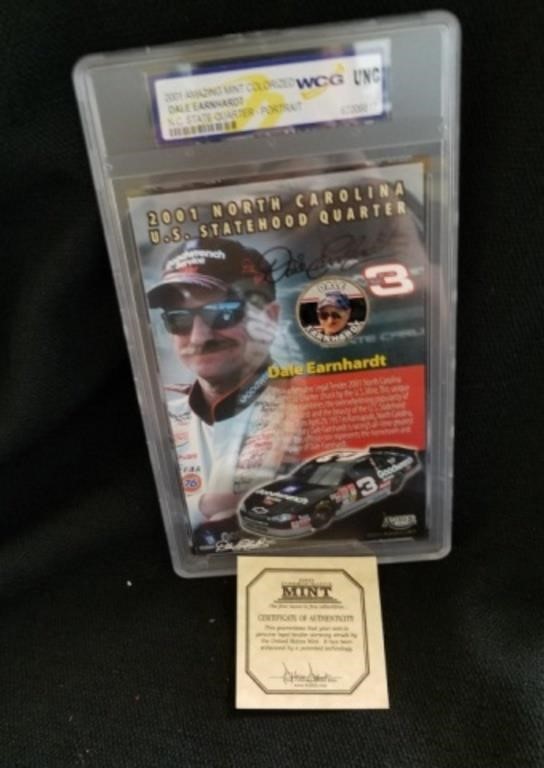 2001 amazing mint colorized Dale Earnhardt North