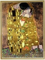 Gustav Klimt “ Der Kuss” Print On Paper