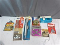 9 Vintage New In Package Househould Items Some