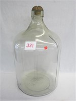 Large Glass Carboy (dated on bottom 1939)