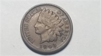 1893 Indian Head Cent Penny High Grade
