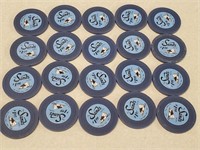 20 Sands $1 Casino Chips
