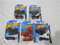 5 Hot Wheels