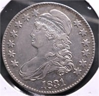 1831 CAPPED BUST HALF DOLLAR AU