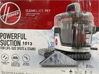HOOVER CLEANSLATE PET SPOT CLEANER RETAIL $190