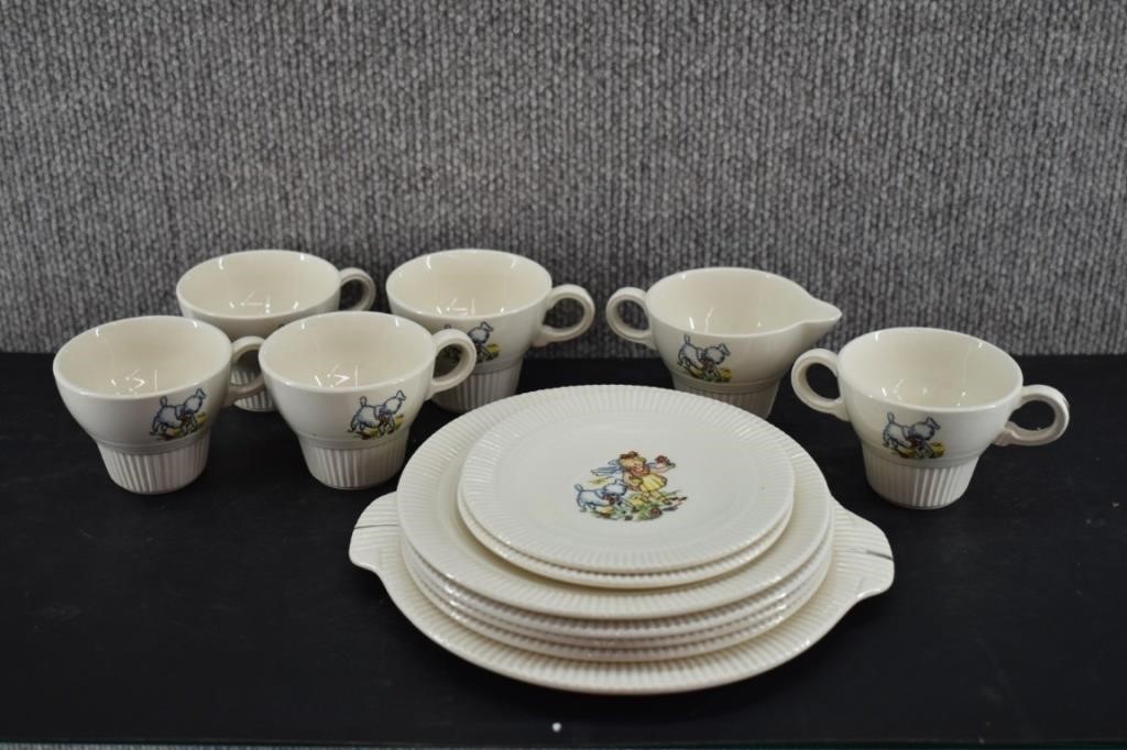 Salem Children's Tea Set "Mary Had a Little Lamb"