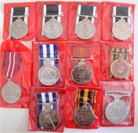 Eleven medals includes Defence medal