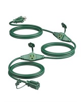 DEWENWILS 25 Ft Outdoor Extension Cord, Evenly Spa