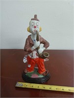 CERAMIC CLOWN 12" TALL