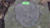 RESIN CAT STEPPING STONE 11"