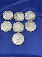 7 - 1921 Morgan Dollars