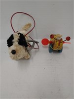 Pull-Toy and Mechanical Dog