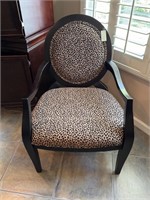 Cheetah Print Armchair