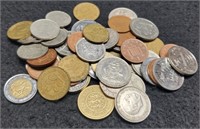 Lot Of 50 Foreign Coins