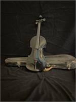Black Violin w/ Vtg. Case & Accessories