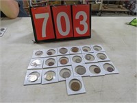 GROUP OF GREAT BRITIAN COINS RANGE 1941-1992