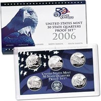 2006 United States Mint Proof Quarters 5 pc set No