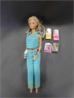 Vintage Mattel 1966 Doll with Hand Made Clothes