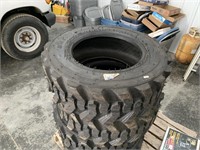 (4) 10-16.5 skidsteer tires NEW X4