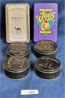 Camel Cigarette Zippo lighter tins