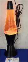 VINTAGE STYLE ORANGE LAVA LAMP