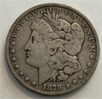 1878- CC Morgan Dollar