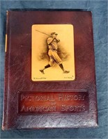 Leather Bound Pictorical Sports Book 1952