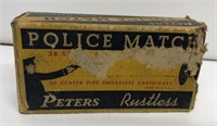 Vintage Police match Peters 38 special a