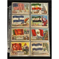 1956 Topps Flags Of The World Complete Set