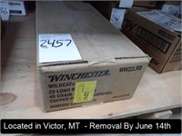 CASE OF (5,000) ROUNDS OF WINCHESTER WILDCAT .22
