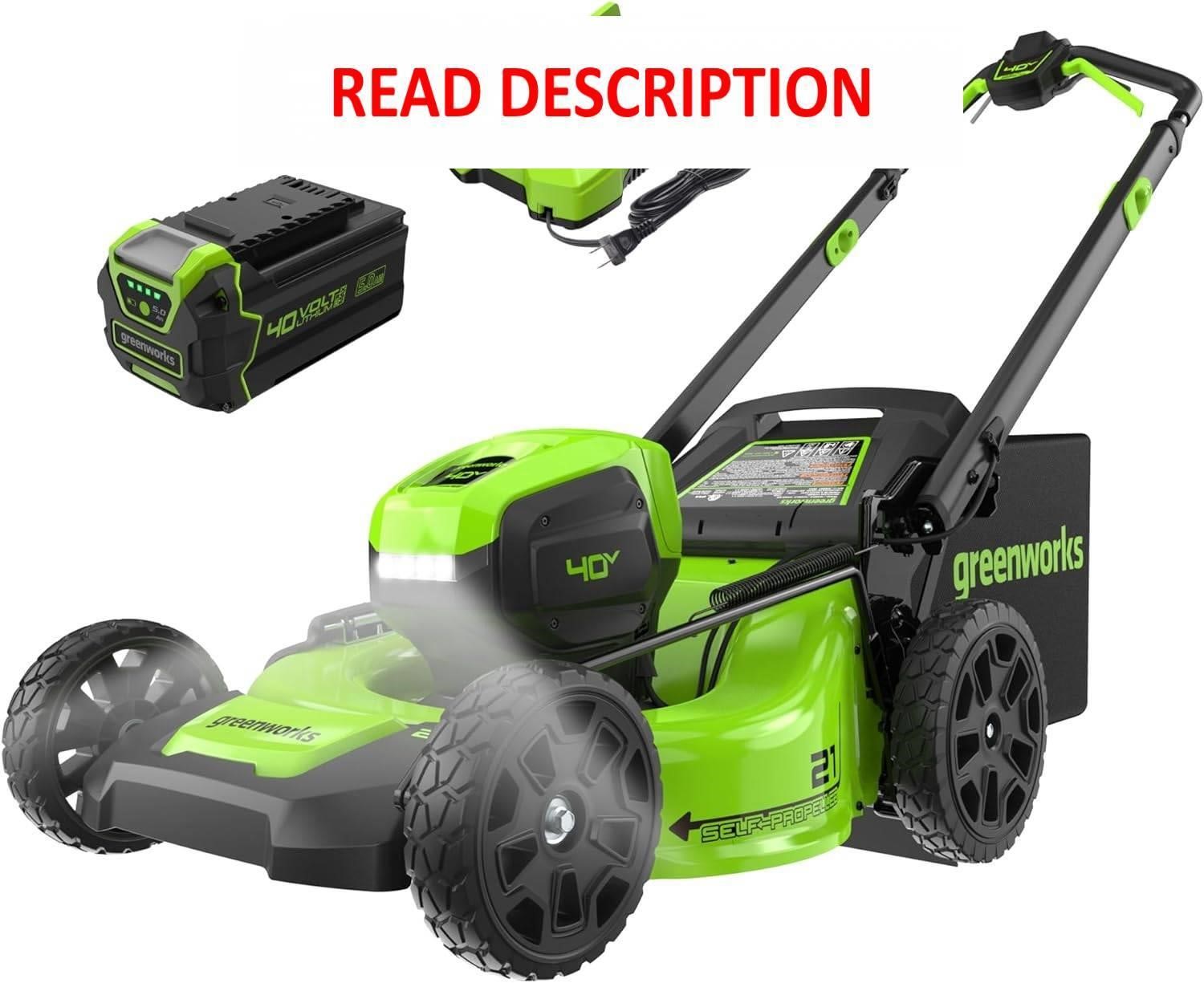 Greenworks Mower