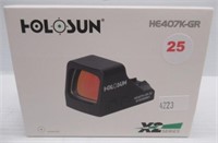 Holosun X2 series model HE407K-GR red dot scope.