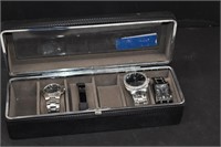Watch Storage Case with 4 Watches