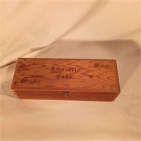 Vintage Grandma's Amaretto Cake Wooden Box