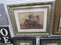 GOLD ORNATE FRAMED STILL LIFE ARTIST SIGNED