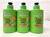 3 New Garnier Fructis Sleek & Shine Conditioner