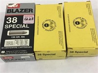 3 Full Boxes of 38 Special Ammo