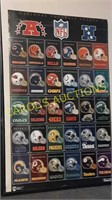Vintage NFL 3018 poster 22 in by 34 in