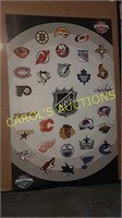 NHL teams poster Eastern Western Conference 22.5