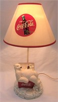 Coca-Cola lamp.