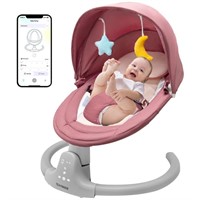 N4688  TEAYINGDE Baby Swing, Bluetooth Control, Pi