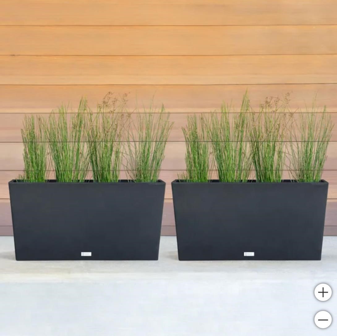 2 Pack 31" Trough Planter by Veradek $100