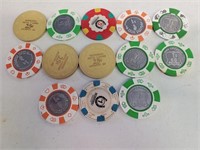 13 Jackpot Nevada Casino Chips