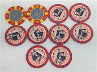 10 Searchlight Nevada Casino Chips
