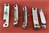 (5) Hamm's beer openers