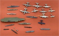 Pewter planes & ships