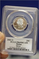 PCGS Graded Silver Quarter